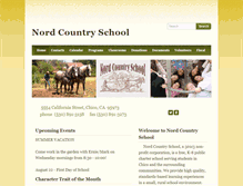 Tablet Screenshot of nordcountryschool.org